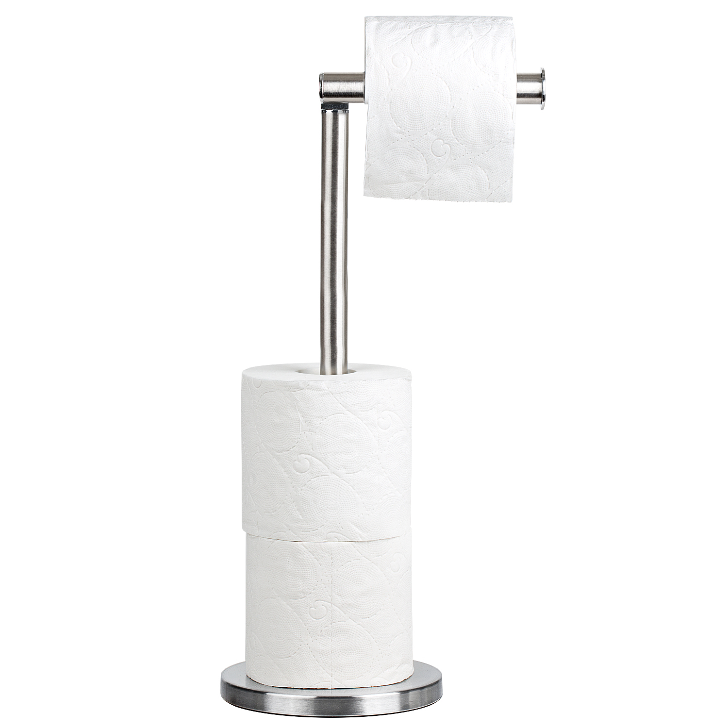 фото Держатель для туалетной бумаги kiara, напольный, нержавеющая сталь tatkraft