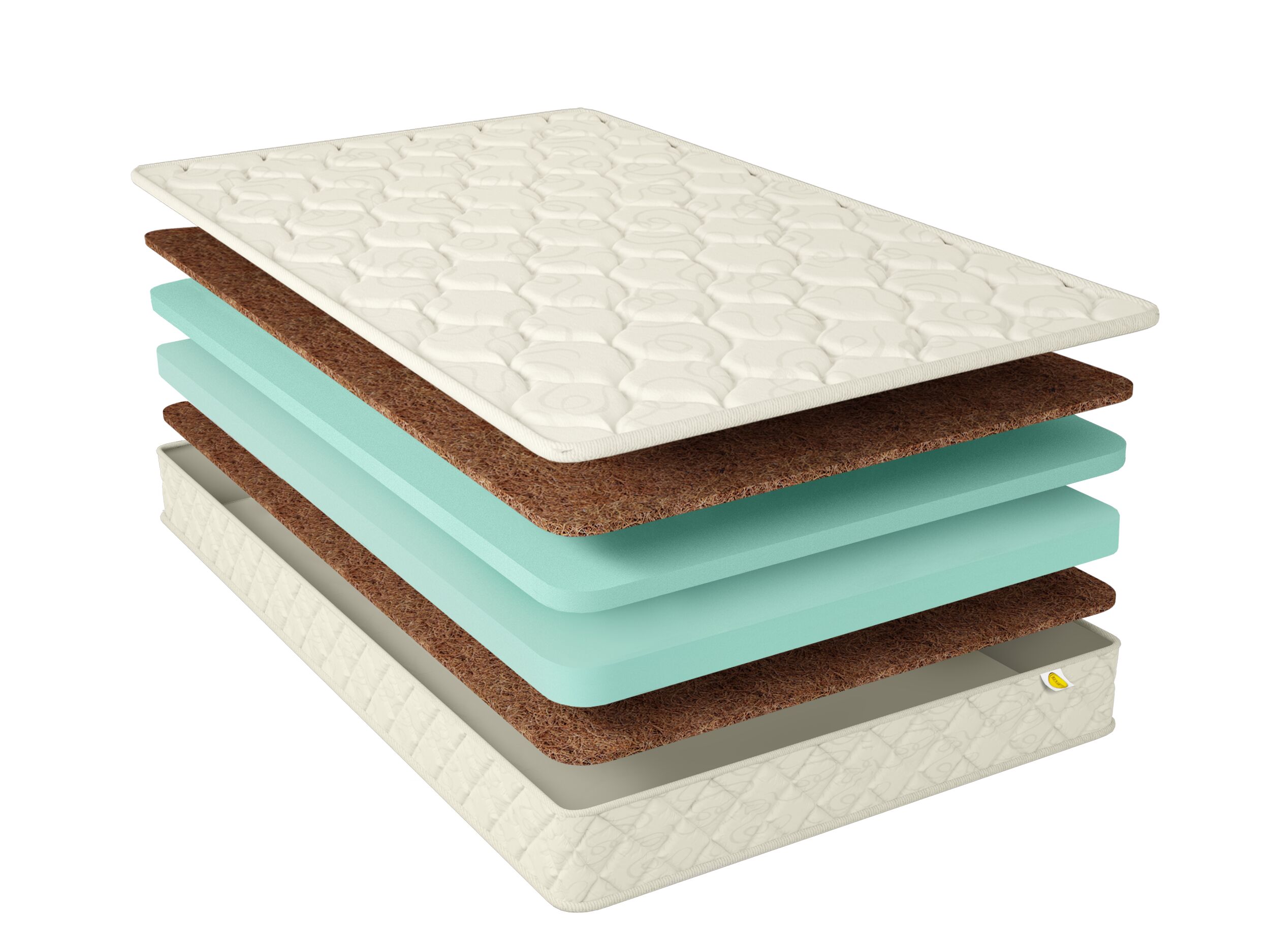 

Матрас Benartti Smart Mix Cocos 110х195, Бежевый;белый;серый;серебристый, Mix Cocos