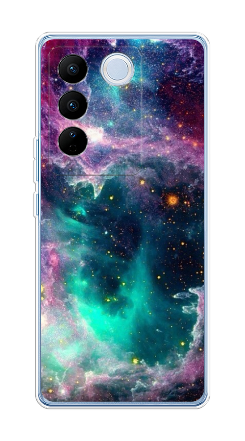 

Чехол на Vivo V27/V27 Pro "Звездные облака", Розовый;бежевый, 268550-2