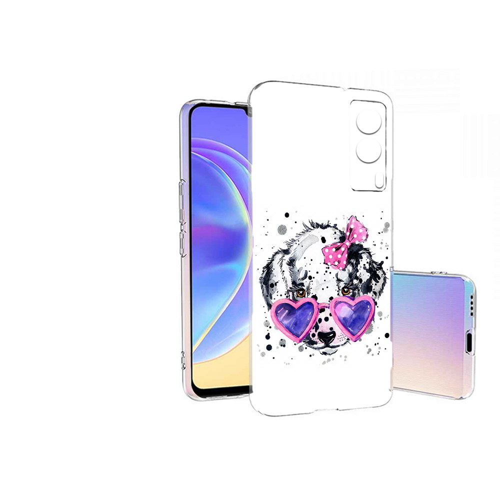 

Чехол MyPads Tocco для Vivo V21E долматинец в очках (PT161736.380.337), Прозрачный, Tocco