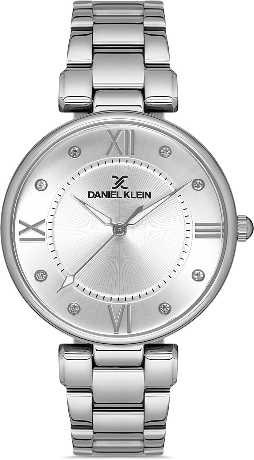 фото Наручные часы женские daniel klein dk.1.12963-1 серебристые