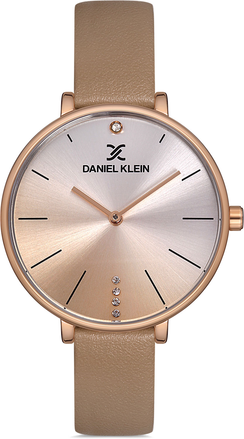 фото Наручные часы женские daniel klein dk.1.12958-2 бежевые