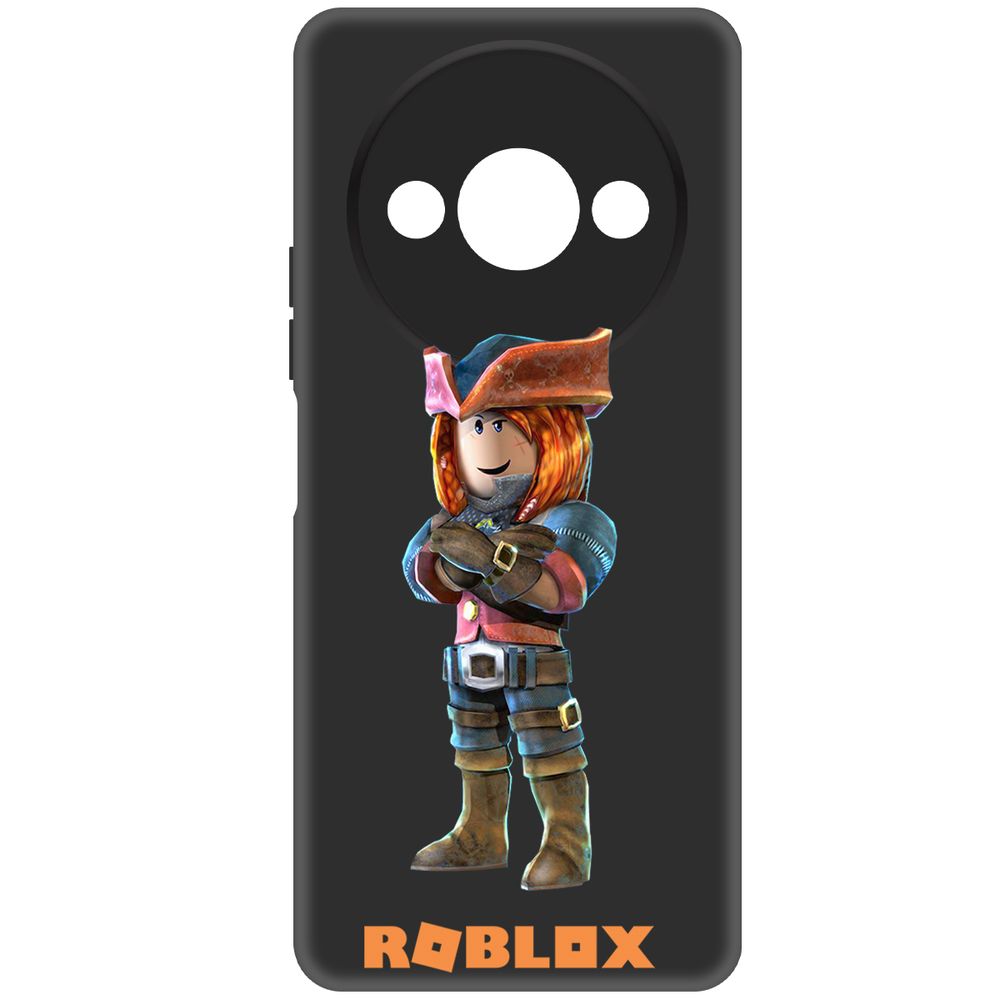 

Чехол-накладка Krutoff Soft Case Roblox-Эзебель для Xiaomi Poco C61 черный