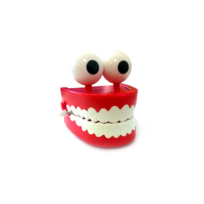 фото Игрушка зубы с глазами заводная shantou yisheng