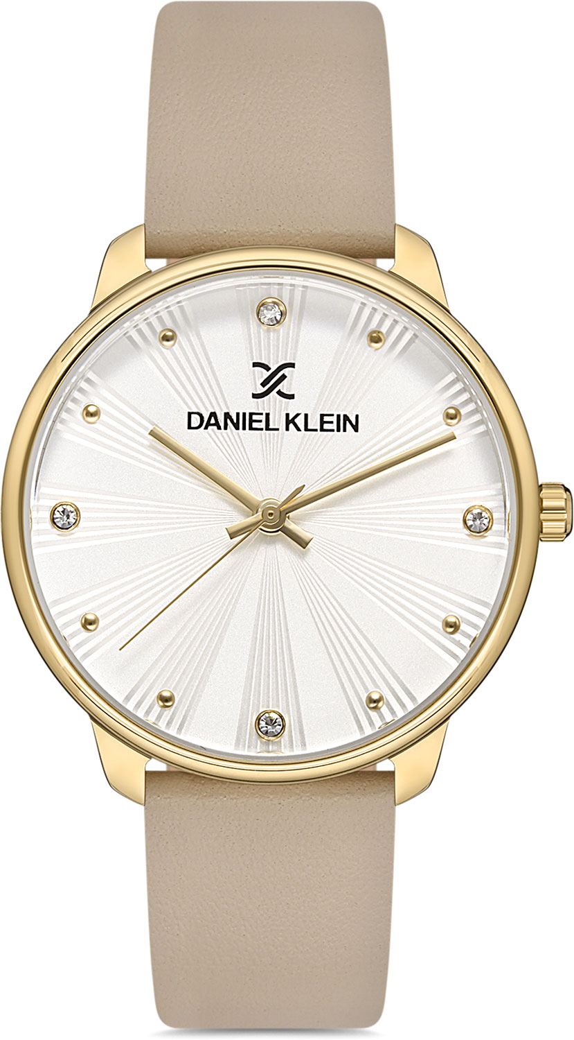 фото Наручные часы женские daniel klein dk.1.12931-5 бежевые