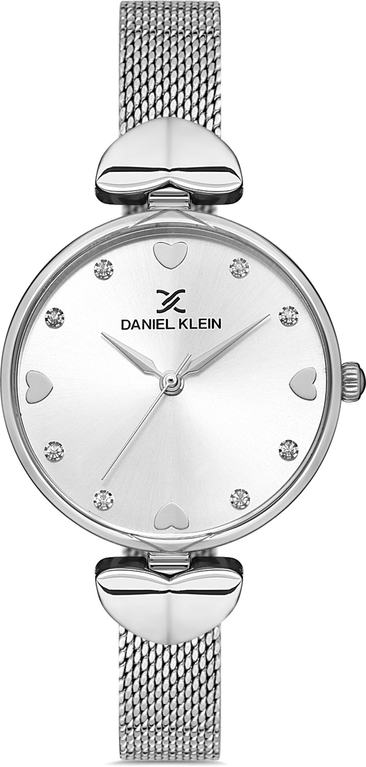 фото Наручные часы женские daniel klein dk.1.12929-1 серебристые