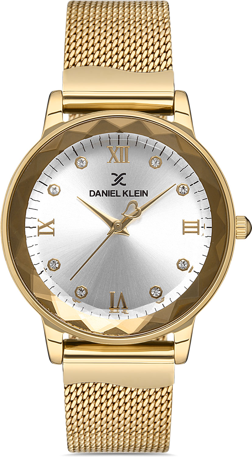 фото Наручные часы женские daniel klein dk.1.12911-2 золотистые