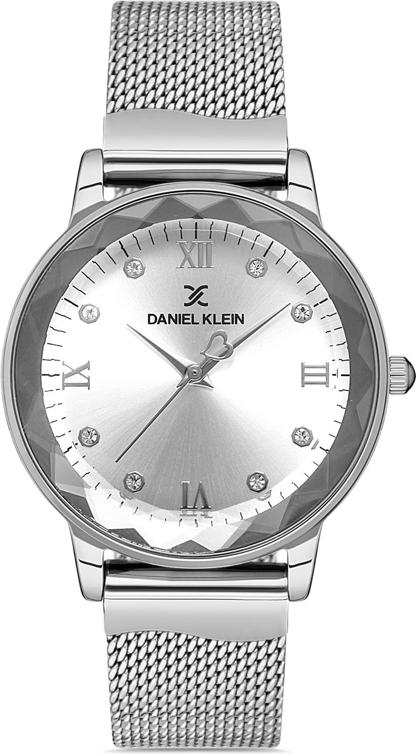 фото Наручные часы женские daniel klein dk.1.12911-1 серебристые