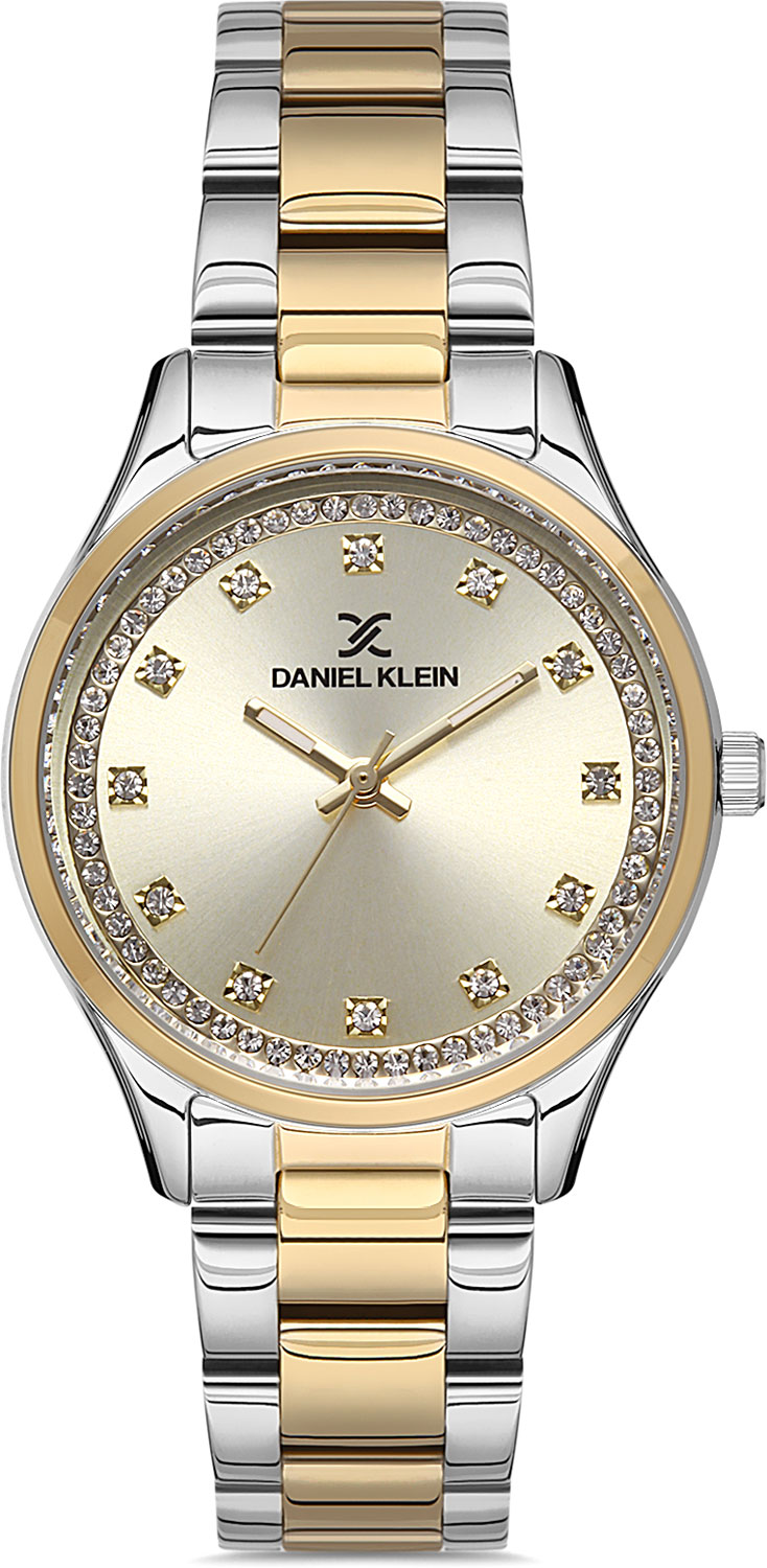 фото Наручные часы женские daniel klein dk.1.12910-6 золотистые