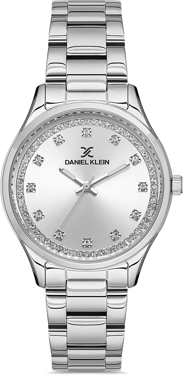 фото Наручные часы женские daniel klein dk.1.12910-1 серебристые