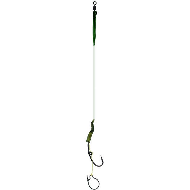 Крючки с поводками Mikado MAGGOT RIG 20 см.кр.№10 ,15 lbs ( 2 шт.)