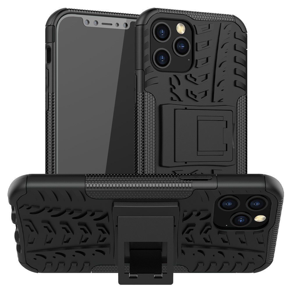 фото Чехол gsmin hybrid case для iphone 12 силикон + пластик (черный)