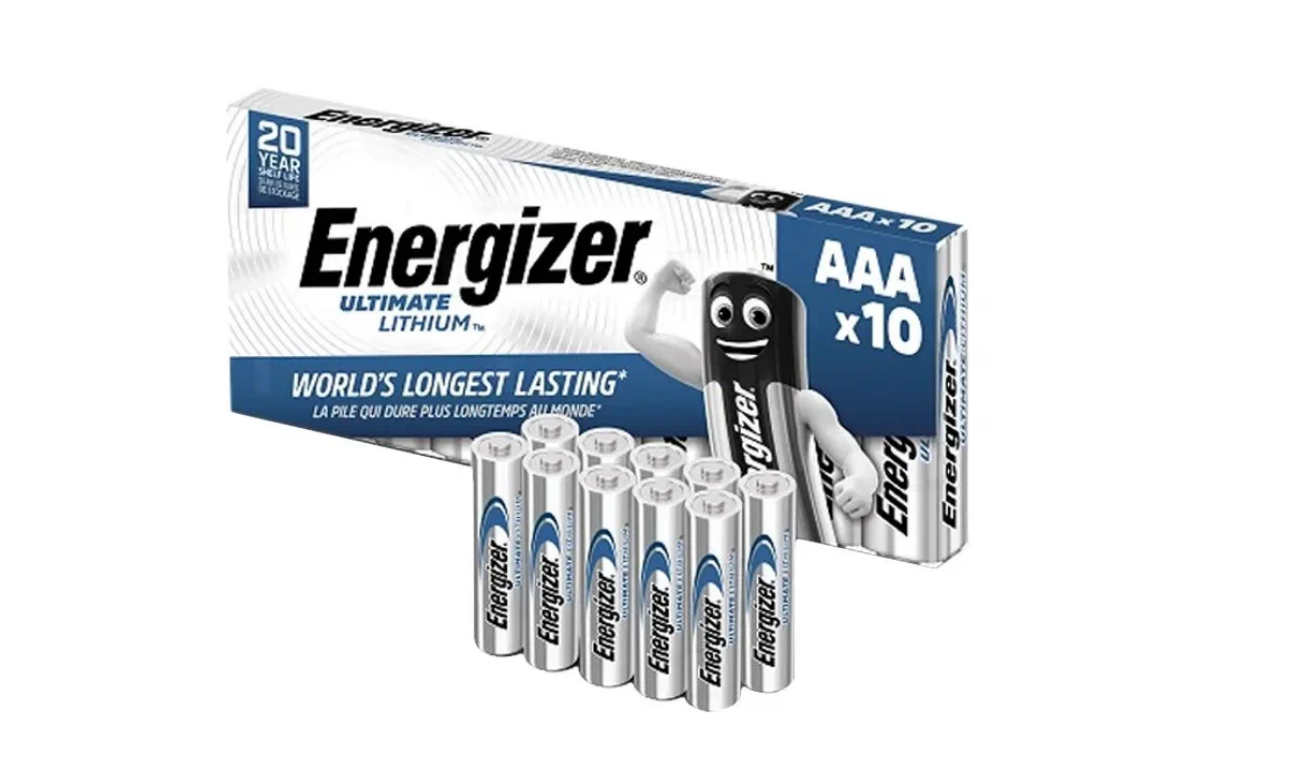 Батарейка Energizer ULTIMATE LITHIUM, 1.5 В, FR6, LR6 /L91 10 штук в боксе