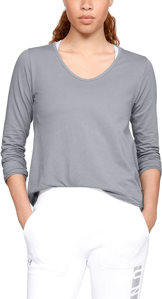 

Лонгслив женский Under Armour 1317881-035 серый LG, 1317881-035