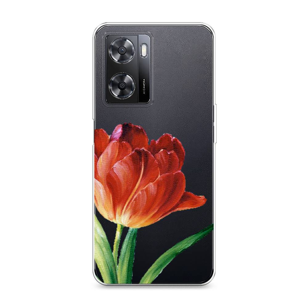 

Чехол Awog на Oppo A77s 4G "Красный тюльпан", Оранжевый;зеленый, 2511950-8