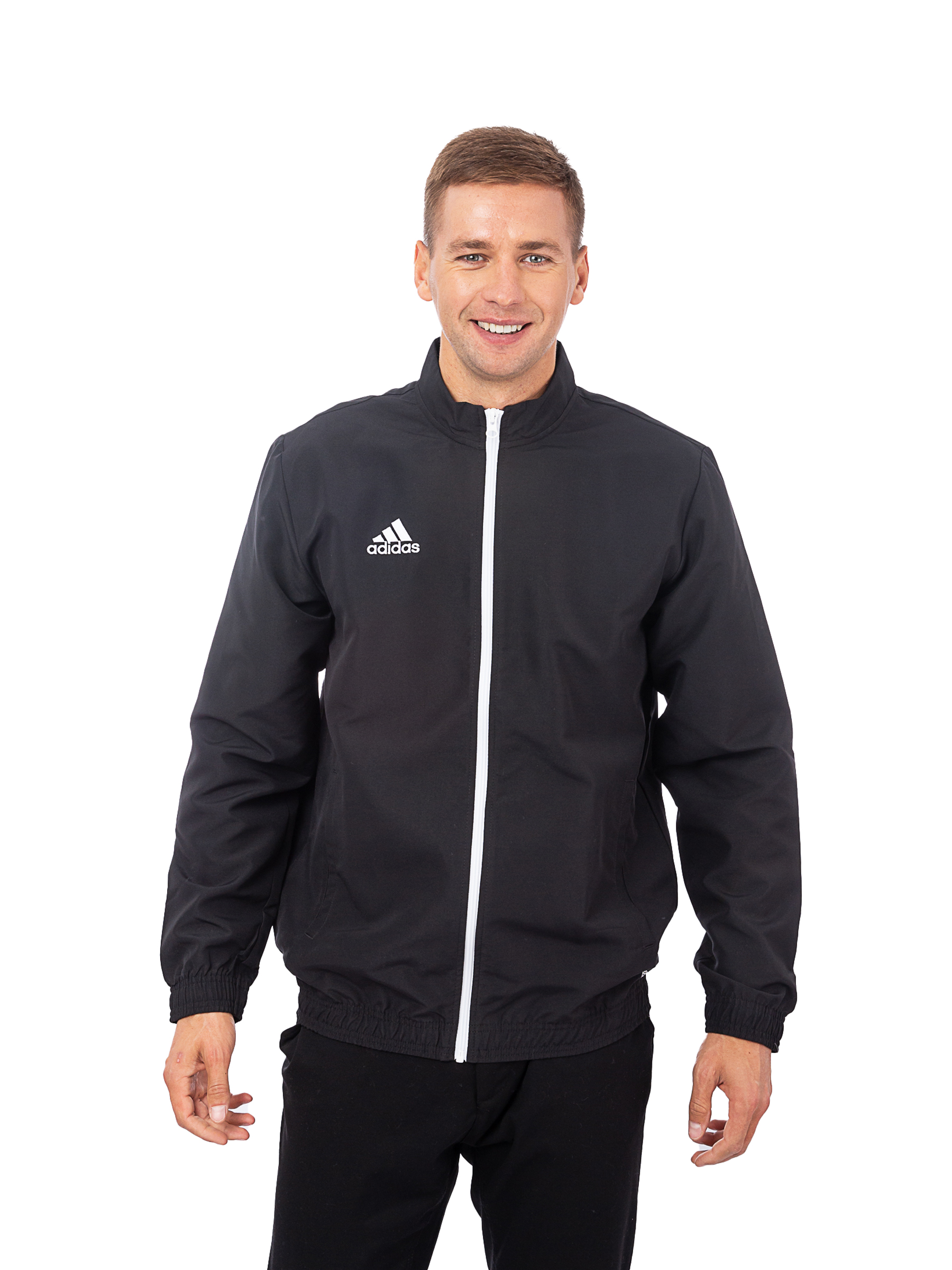 

Ветровка мужская Adidas H57534 черная L, Черный, H57534