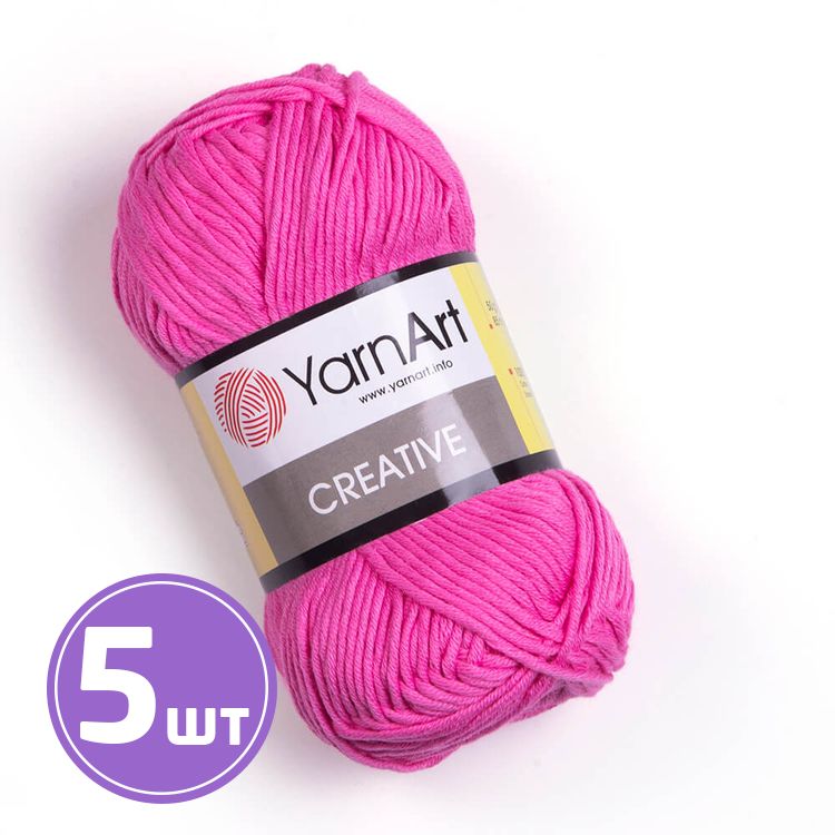 

Пряжа YarnArt Creative 231 розовый 5 шт по 50 г