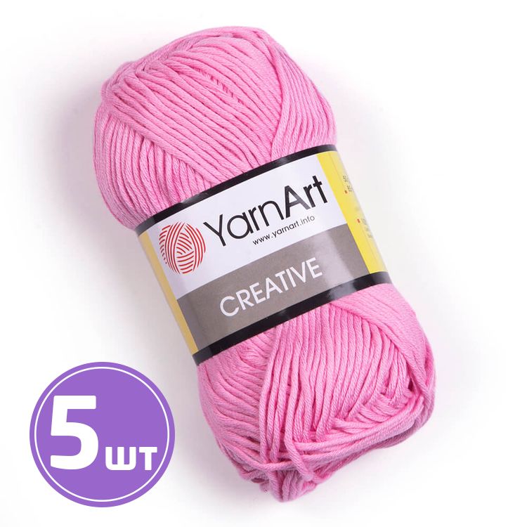 

Пряжа YarnArt Creative 230 светло-розовый 5 шт по 50 г