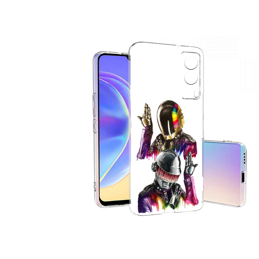 

Чехол MyPads Tocco для Vivo V21E диско космонавты (PT161736.380.329), Прозрачный, Tocco