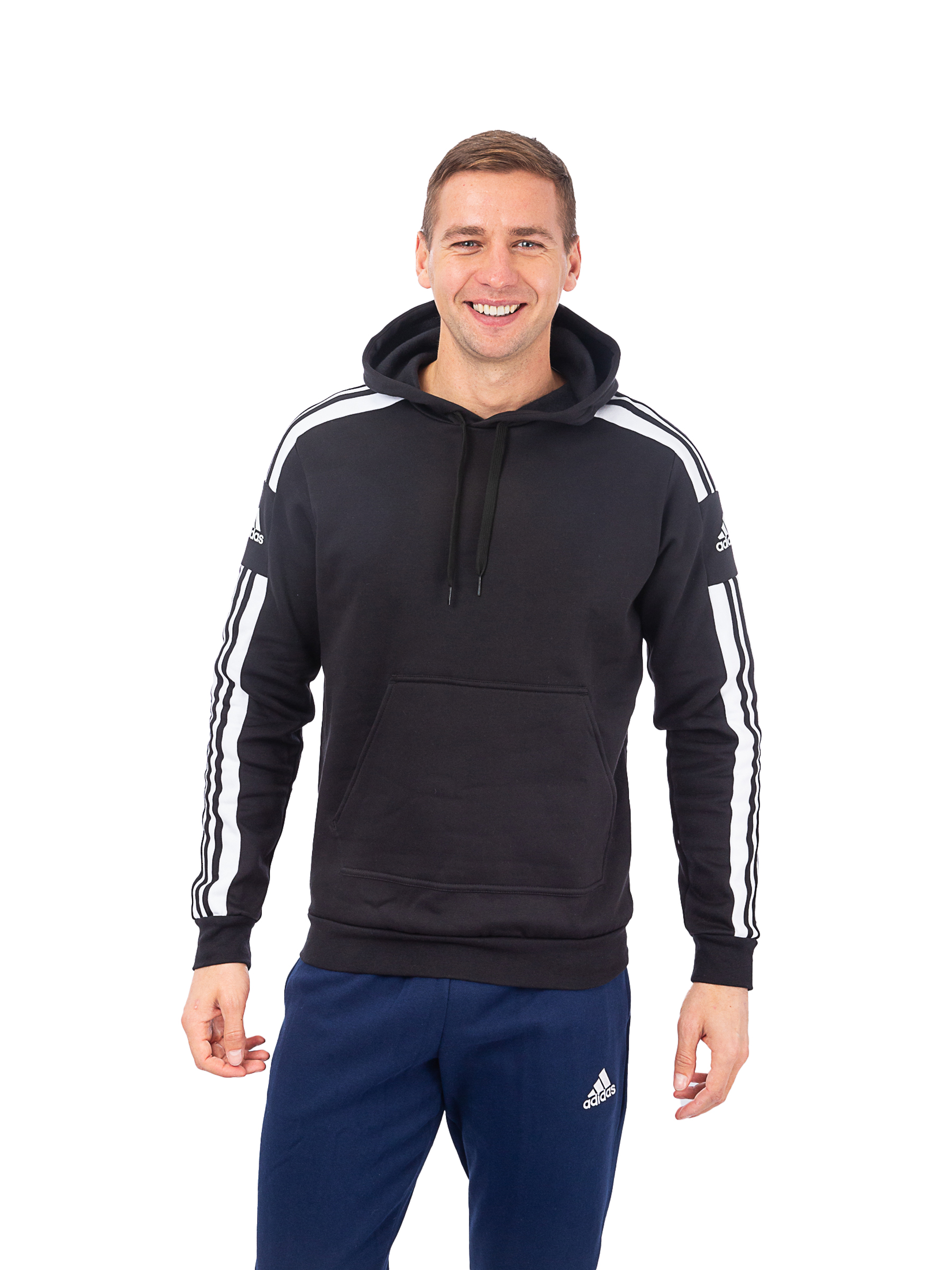 

Худи мужское Adidas GT6634 черное L, Черный, GT6634