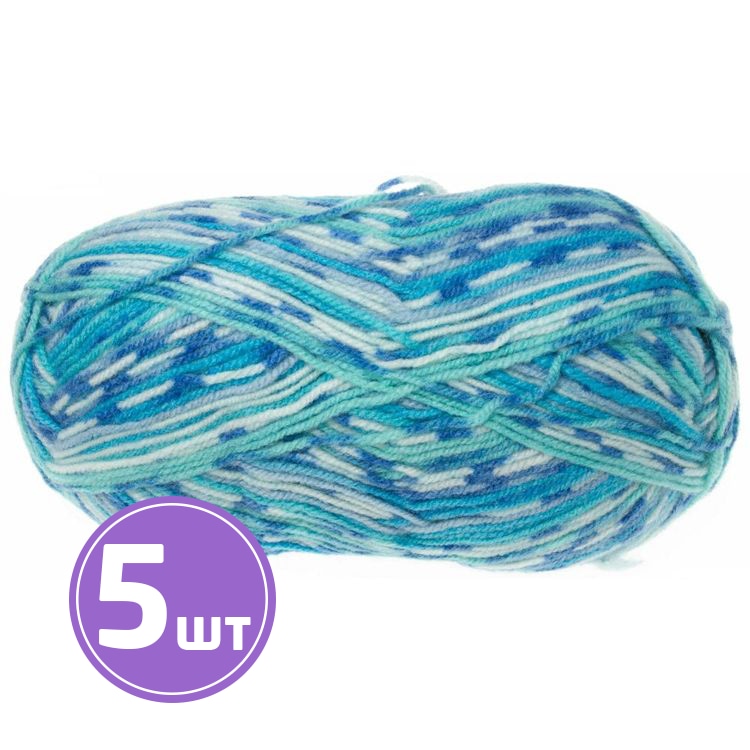 

Пряжа YarnArt Crazy Color 98 мультиколор 5 шт по 100 г, Разноцветный