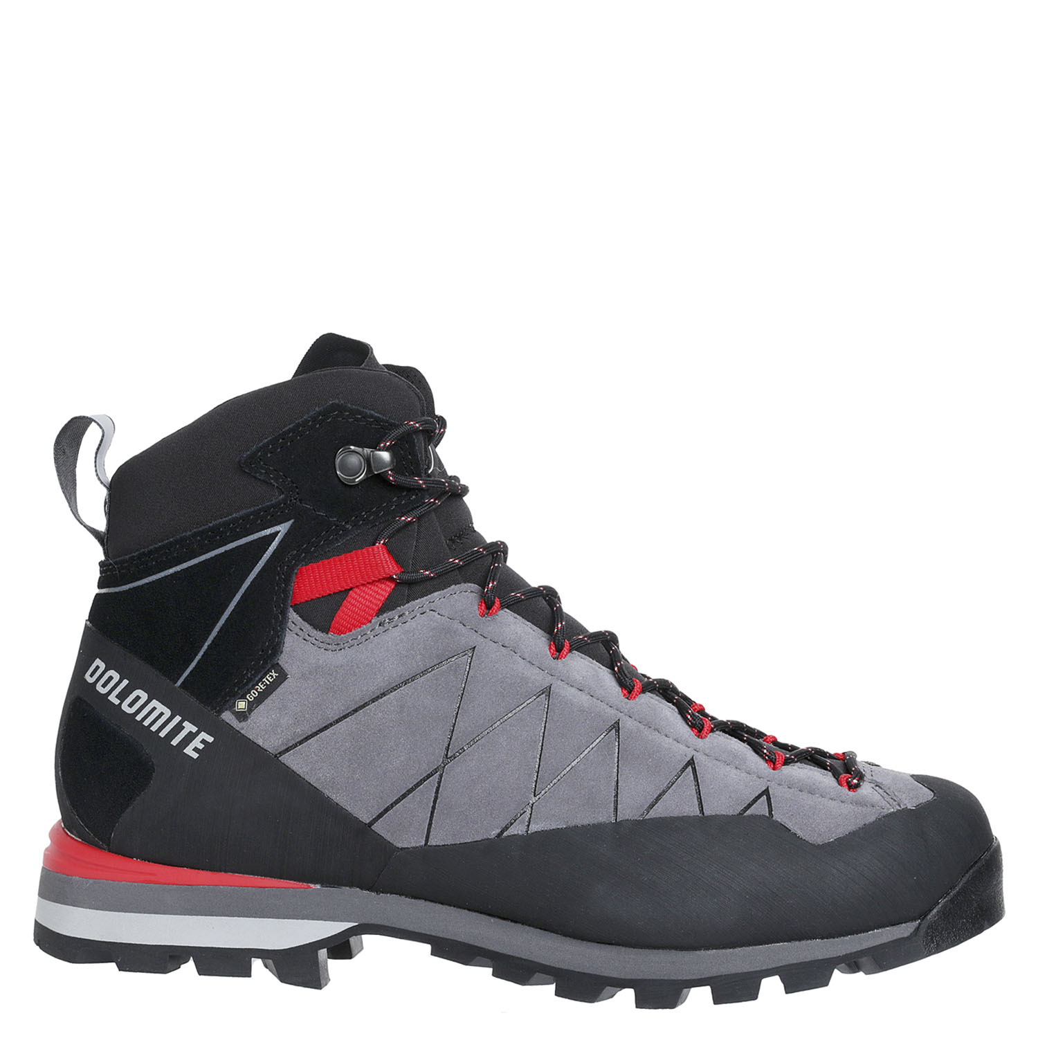 Треккинговые Ботинки Dolomite Crodarossa Hi Gtx Gunmetal Grey/Fiery Red (Uk:7,5) 2024