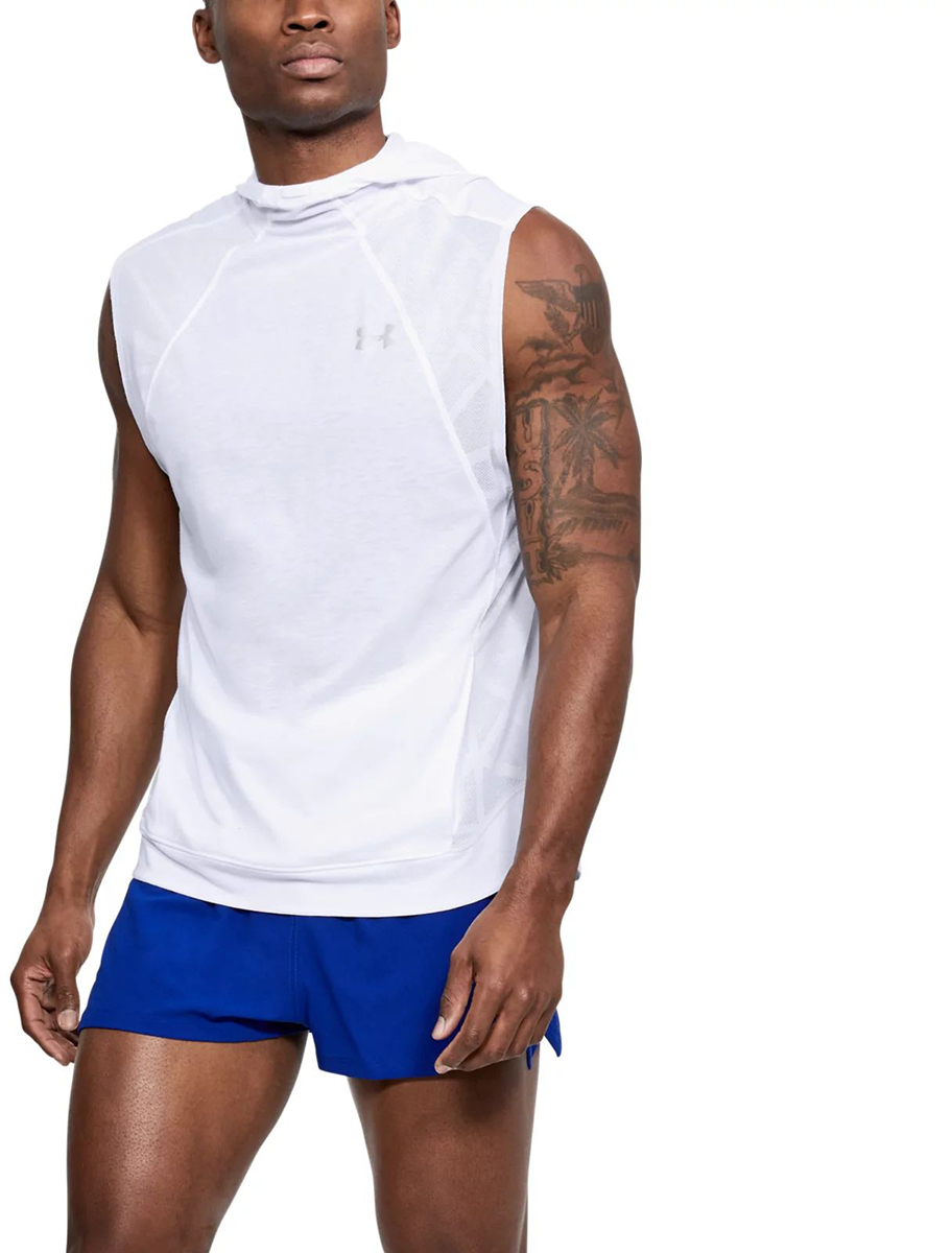 

Майка мужская Under Armour 1320015-100 белая LG, 1320015-100