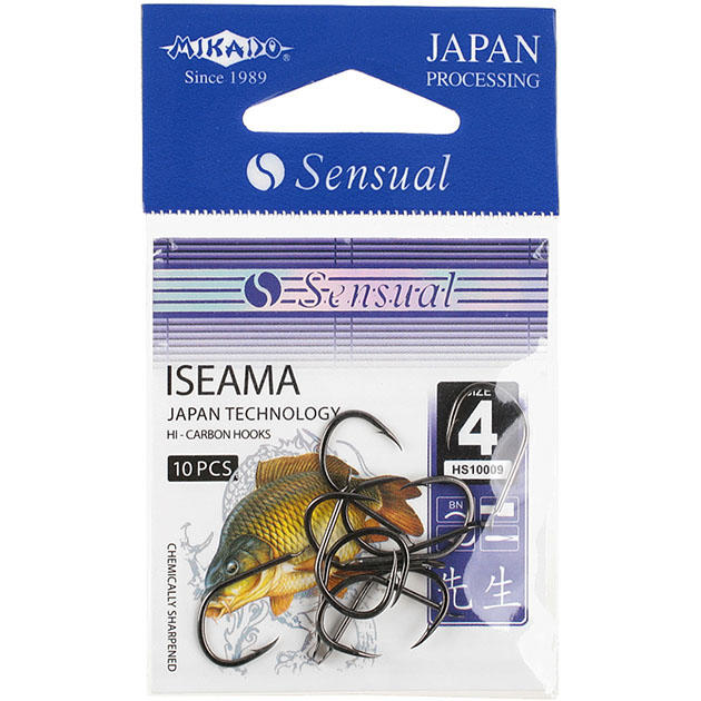 Крючки Mikado SENSUAL - ISEAMA № 8 BN (с лопаткой) ( 10 шт.)