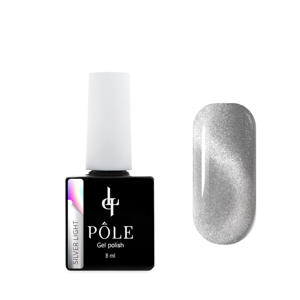 

Гель-лак POLE кошачий глаз Silver Light (8 мл)