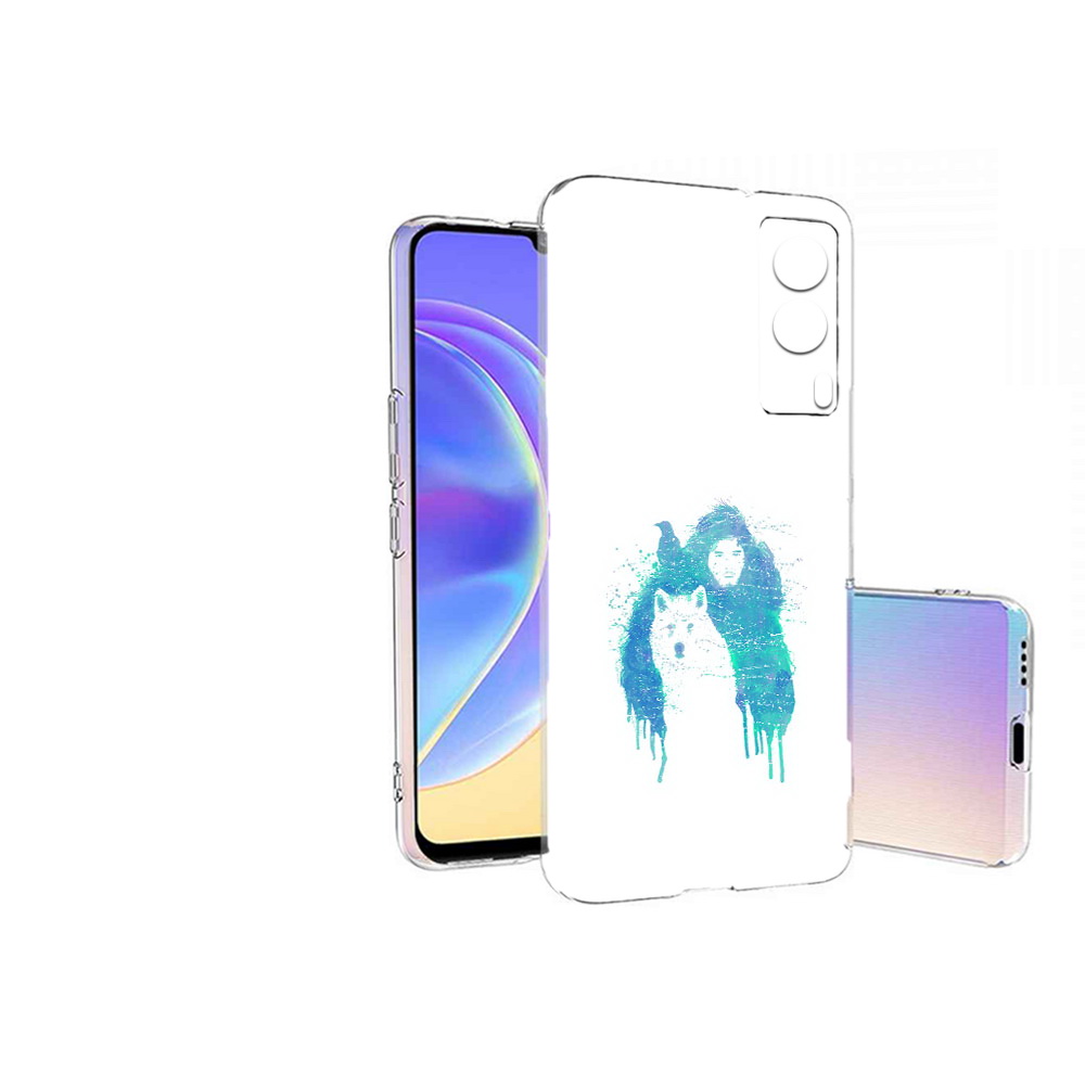

Чехол MyPads Tocco для Vivo V21E джон сноу (PT161736.380.323), Прозрачный, Tocco