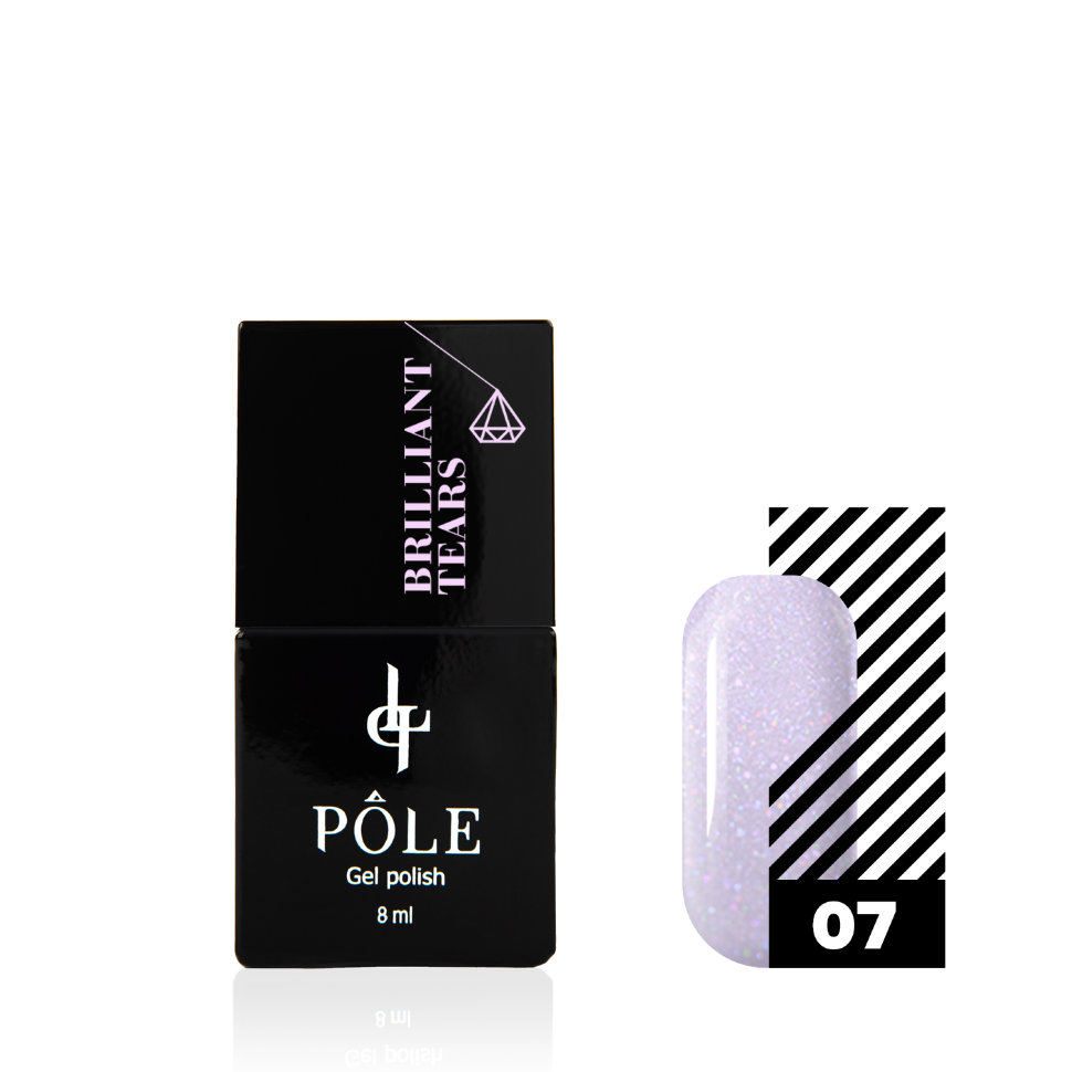 

Гель-лак POLE Brilliant tears №07 аметист(8 мл.)