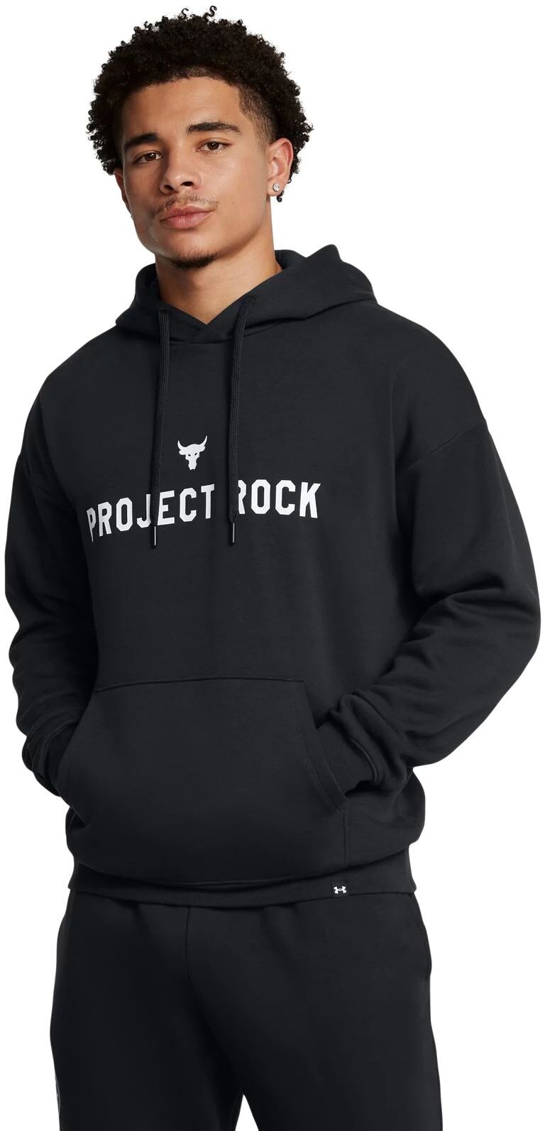 Худи мужское Under Armour PJT RCK ICON FLEECE HDY черное XS