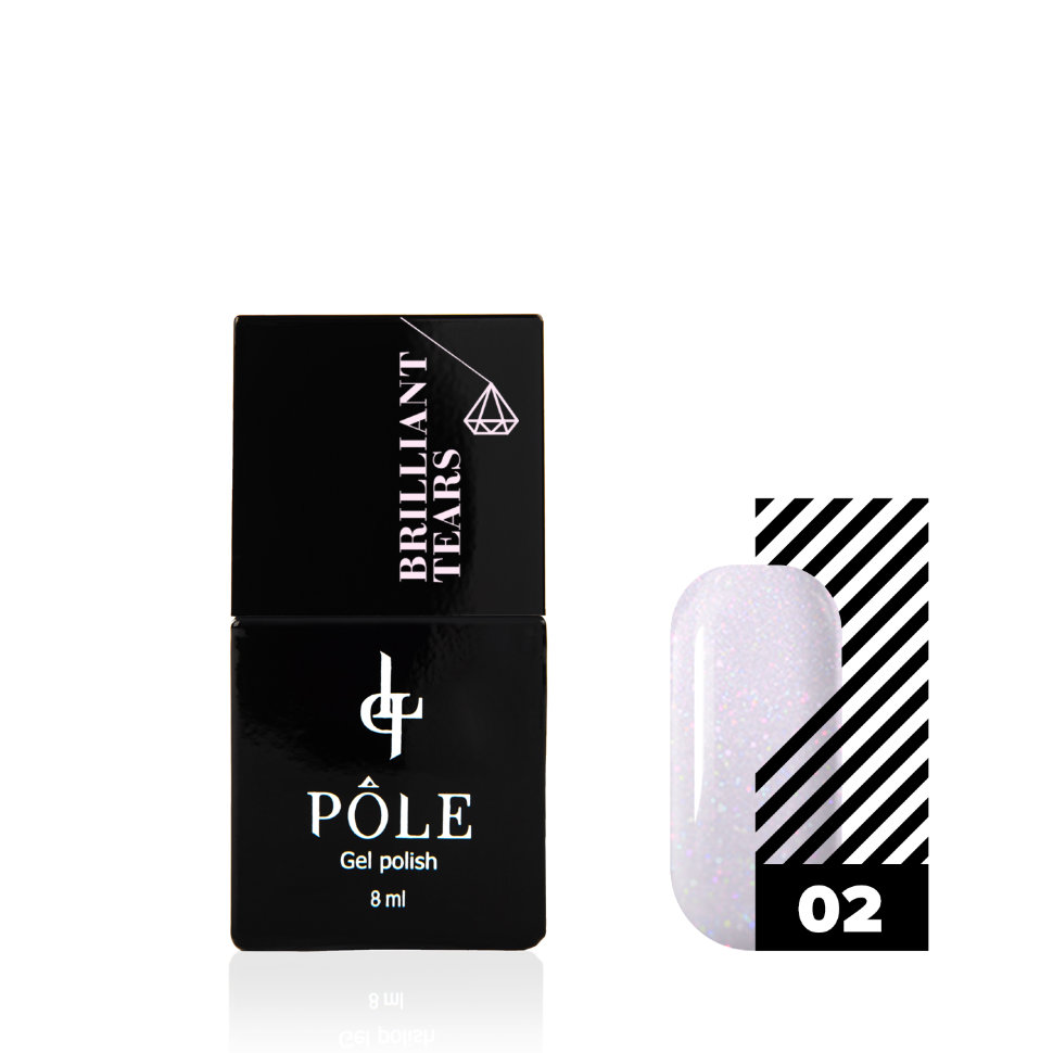 

Гель-лак POLE Brilliant tears №02 кварц (8 мл.)