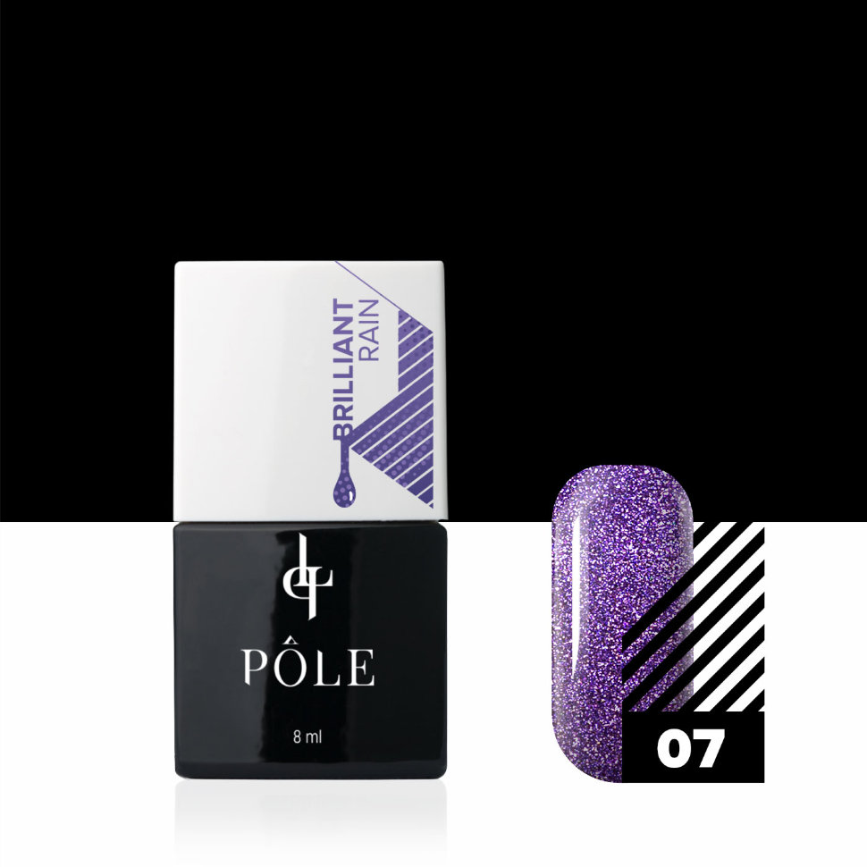 

Гель-лак POLE Brilliant rain №07 "Violet" (8 мл)