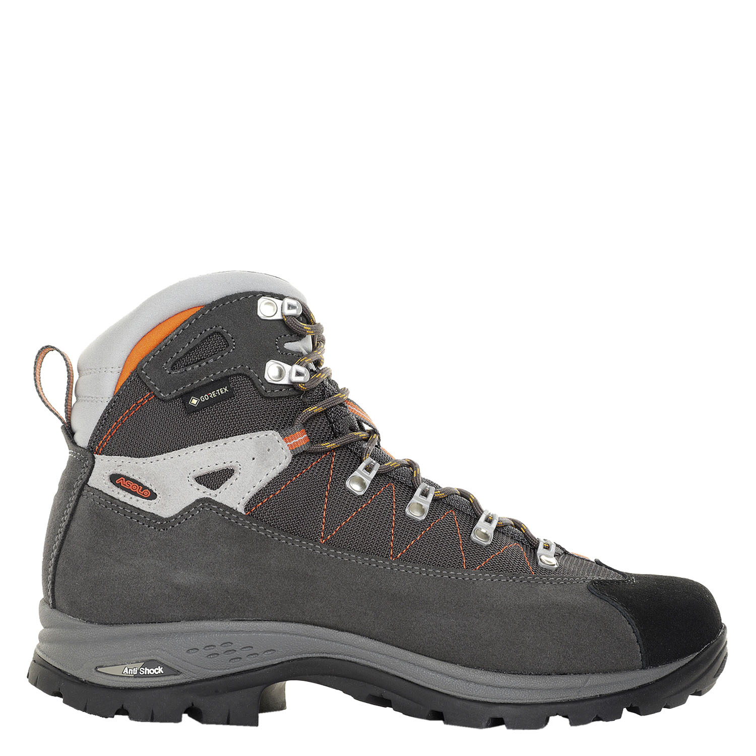 Ботинки Asolo Hiking Finder Gv Graphite/Gunmetal/Flame (Uk:12) 2024-25