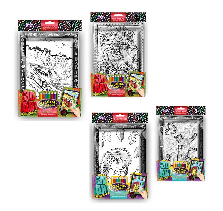 

Danko Toys Антистресс с фломастерами 3D ART