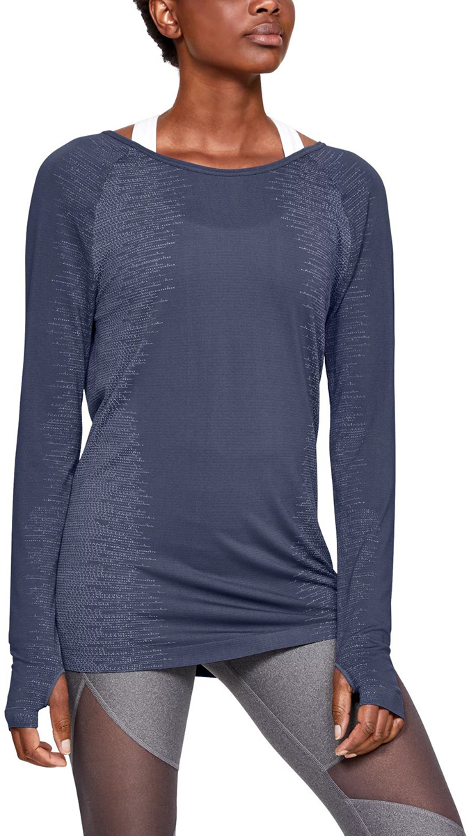

Лонгслив женский Under Armour 1318044-496 синий SM, 1318044-496