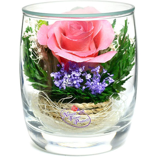 

Natural Flower Products Co. Розы в стекле SMRp (8.5 см), Прозрачный