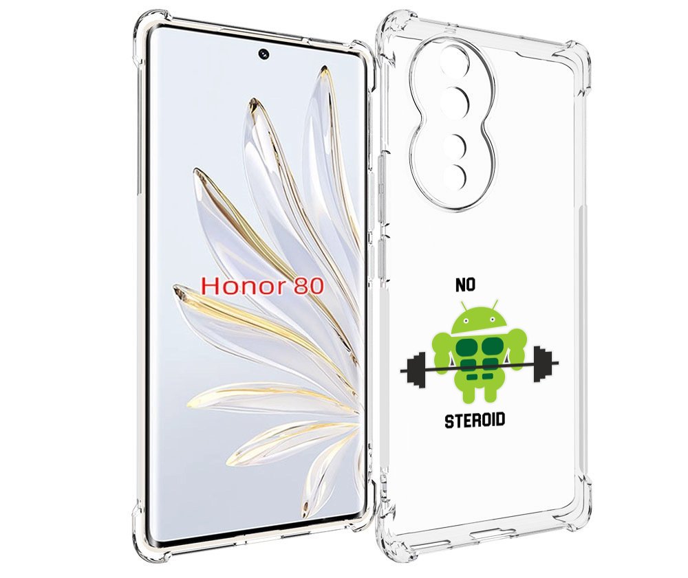 

Чехол MyPads нет-стероидам для Honor 80, Прозрачный, Tocco
