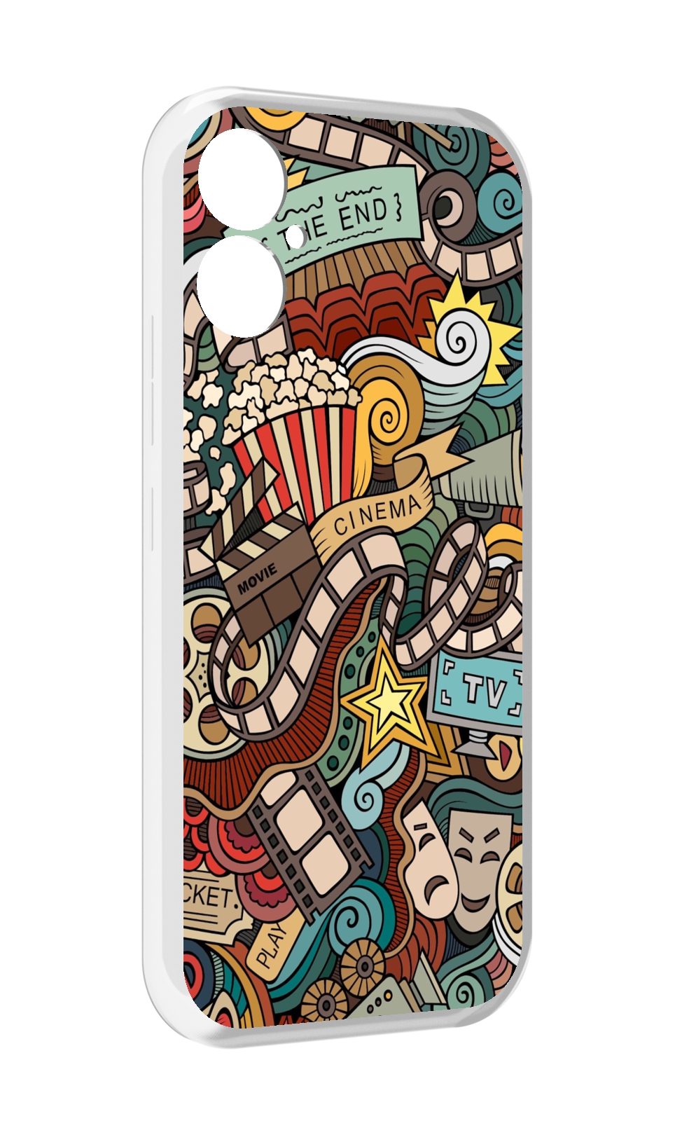 

Чехол MyPads любимое кино для Tecno Spark 9 Pro \ Spark 9T, Прозрачный, Tocco
