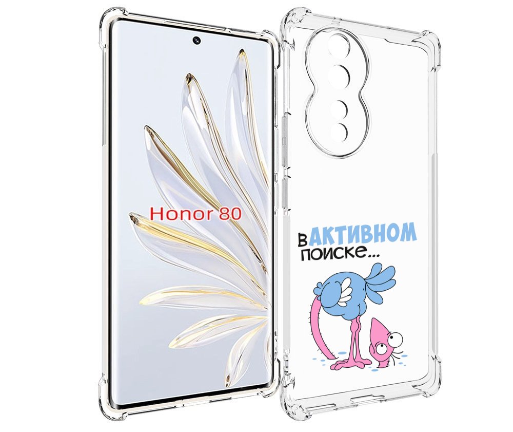 

Чехол MyPads в активном поиске для Honor 80, Прозрачный, Tocco