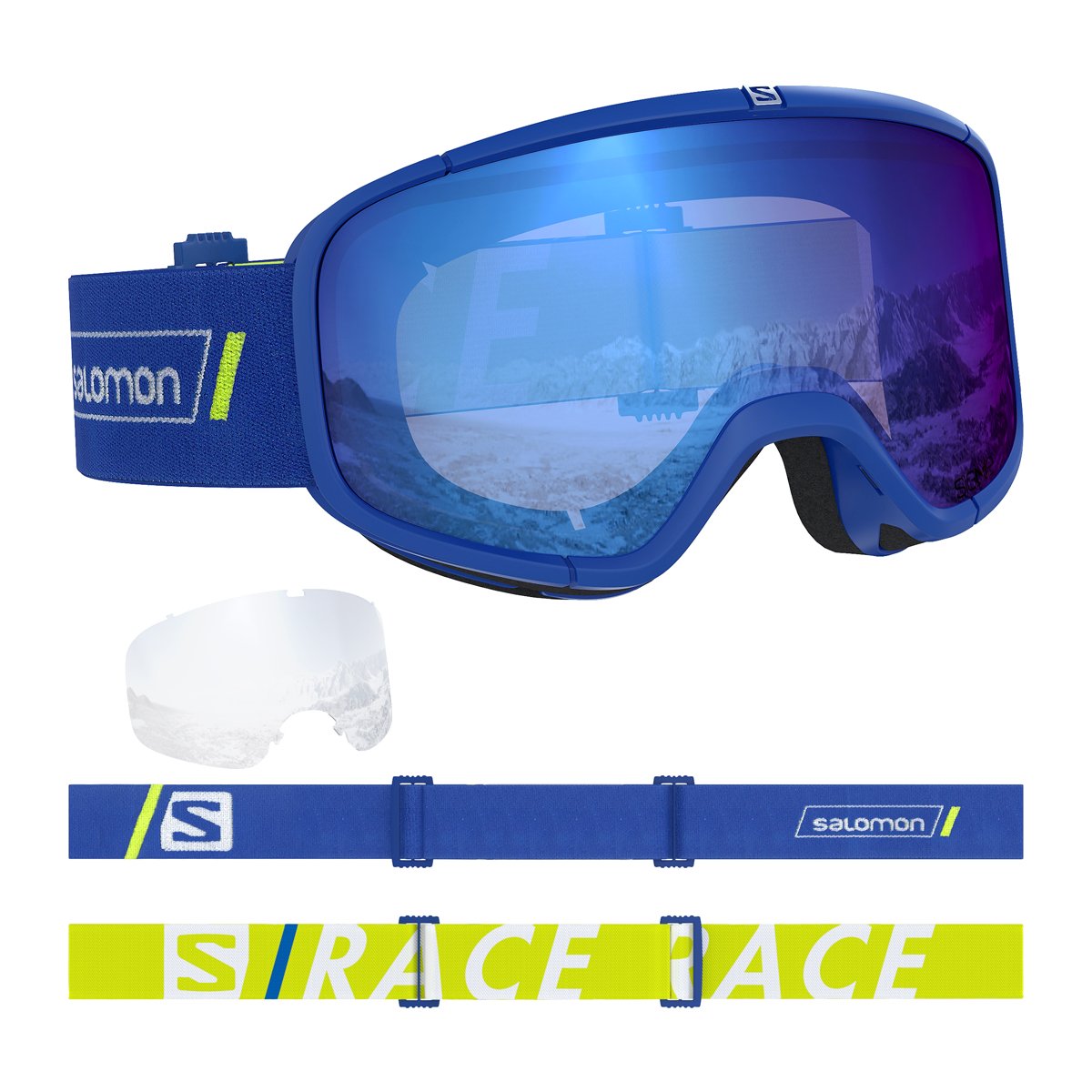 фото Горнолыжная маска salomon goggles four seven sigma 2021 race/ll ice blue, one size