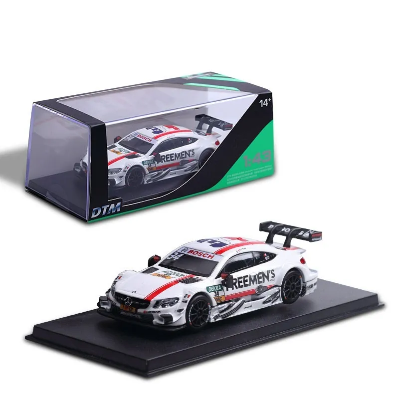 Модель мет. Mercedes AMG C63 DTM 1:43 в ассорт. (пластиковый бокс) 440999D/71387