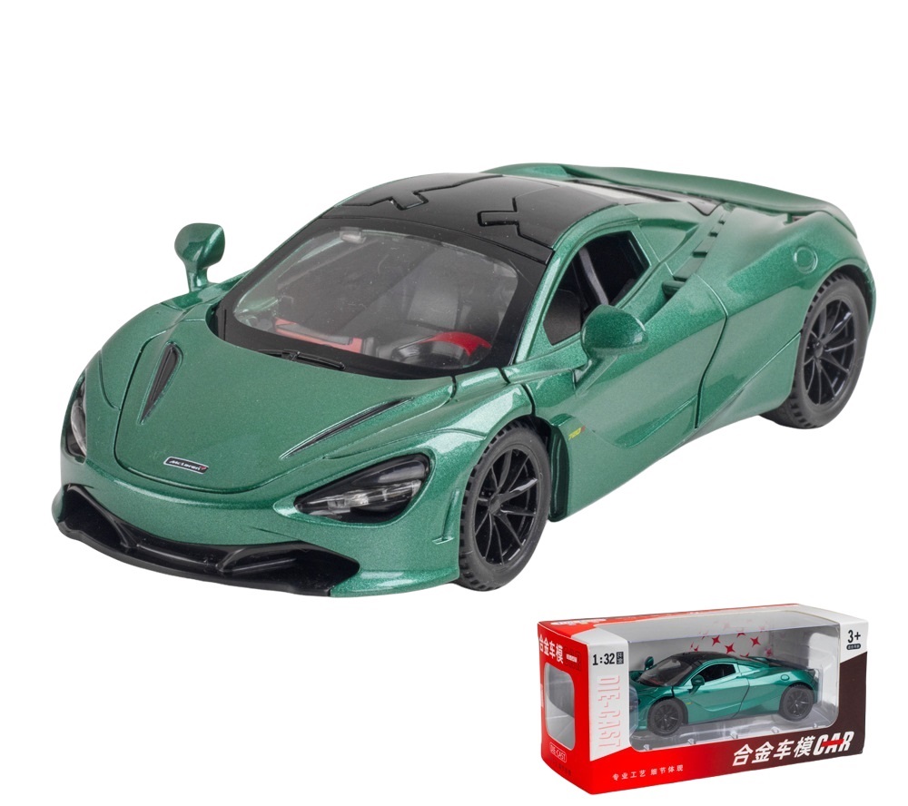 Модель мет. McLaren 720S 1:32 инерц. свет, звук, открыв. двери и капот 1901-7/71369 модель машины mclaren 720s 1 32 инерционная арт 1901 7 71369