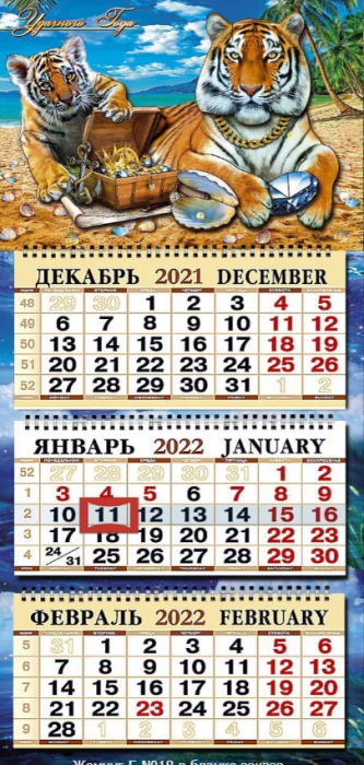 Календарь 2023.ТИПТ.Квартальный объемный 33,3*70,0 Фонтан Б