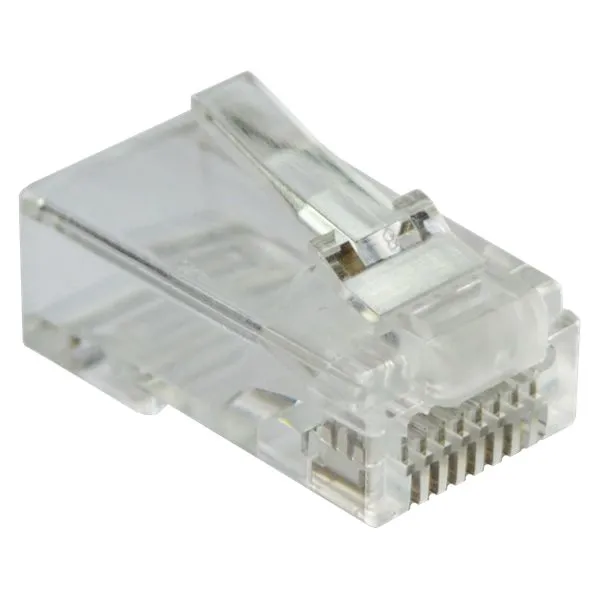 

Коннектор Lanmaster RJ 45 (LAN-EZ45-8P8C/U5E-100) прозрачный