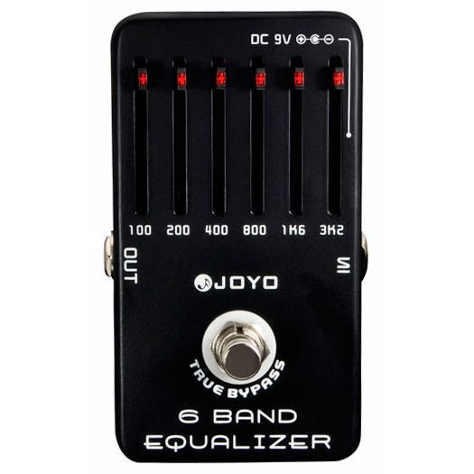 

Гитарная педаль эффектов/ примочка Joyo JF-11 (6 Band EQ), Черный, JF-11 (6 Band EQ)
