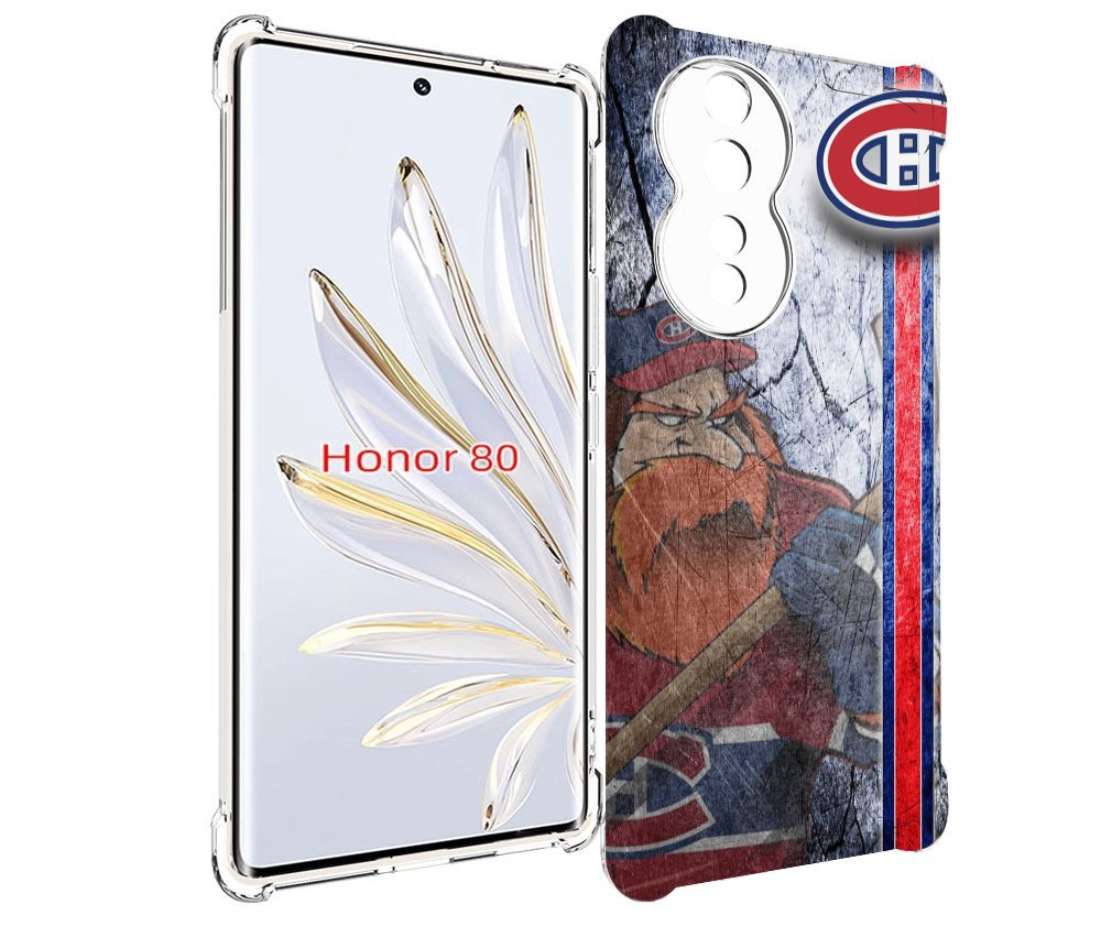 

Чехол MyPads монреаль канадиенс для Honor 80, Прозрачный, Tocco