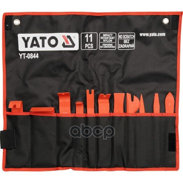 YATO YT-0844 Набор съемников обивки 11 пр на полотне 7647₽