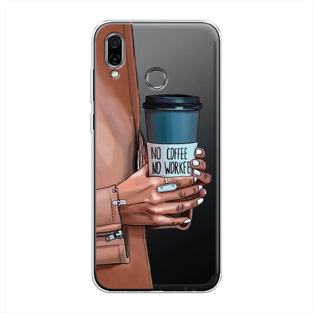 

Чехол Awog на Honor Play "No coffee", Разноцветный, 66250-7